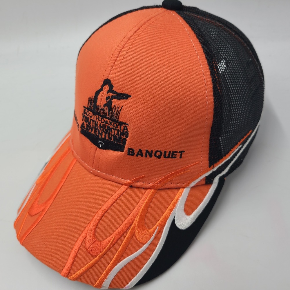 South Dakota Youth Hunting‎ Adventures Hat Adjustable Trucker Mesh Orange Black
